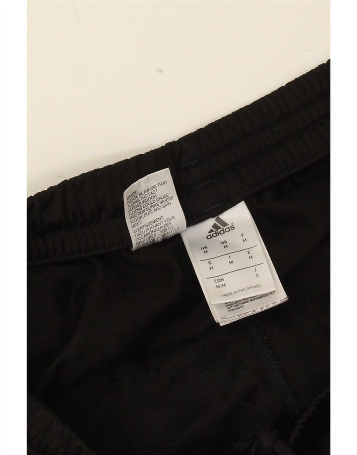 Adidas Mens Tracksuit Trousers Joggers Medium Black Polyester