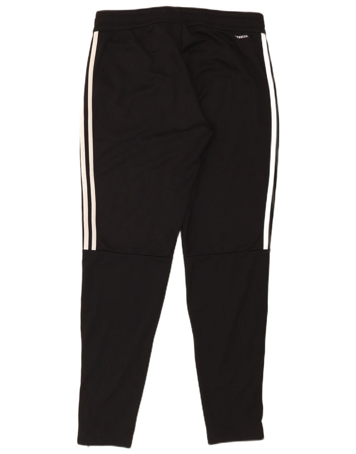 Adidas Womens Aeroready Tracksuit Trousers UK 14 Medium Black Polyester