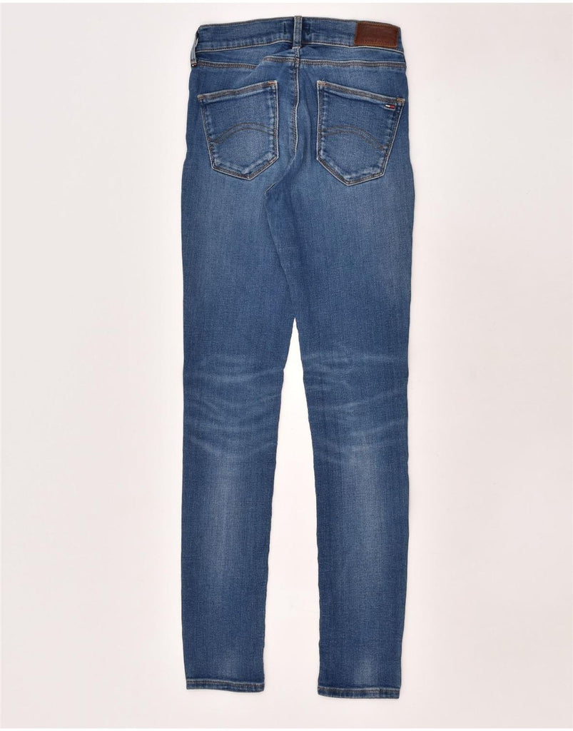 TOMMY HILFIGER Womens Skinny Jeans W25 L30 Blue | Vintage Tommy Hilfiger | Thrift | Second-Hand Tommy Hilfiger | Used Clothing | Messina Hembry 