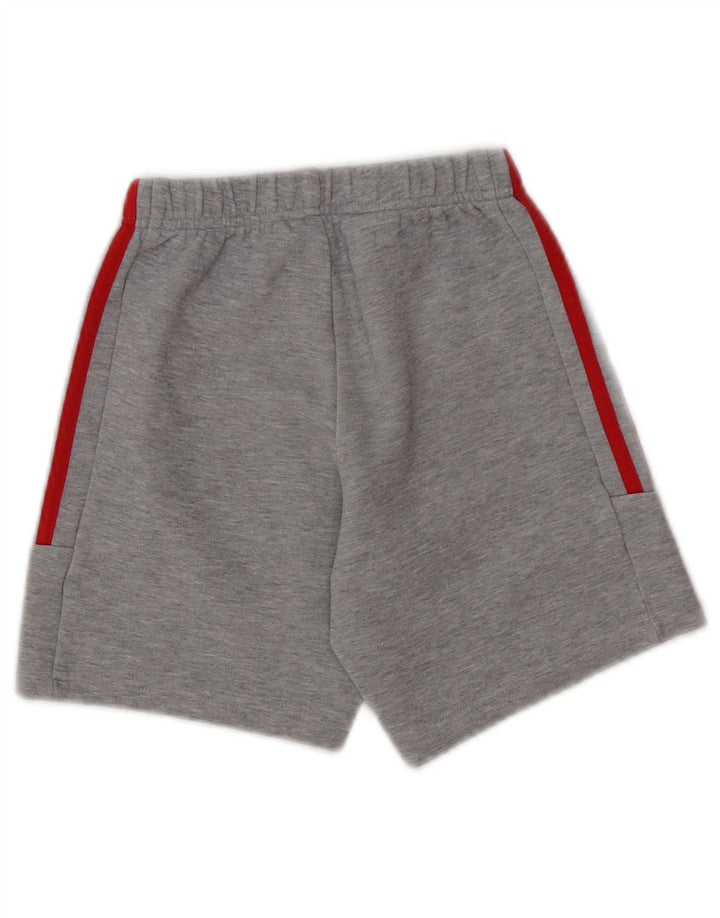 Adidas Boys Sport Shorts 6-7 Years Grey Cotton