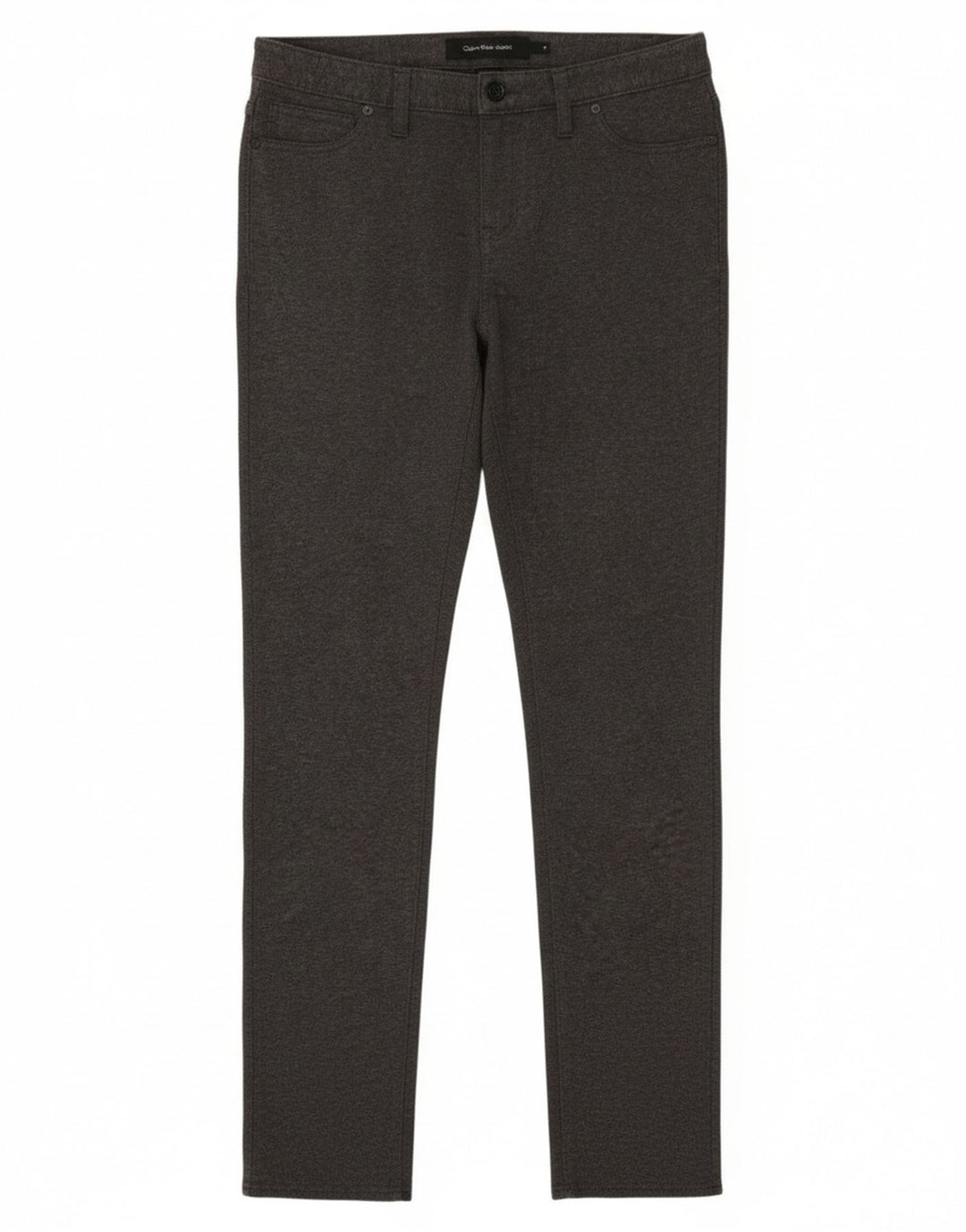 Calvin Klein Womens Jegging Trousers US 8 Medium W30 L28 Grey Cotton
