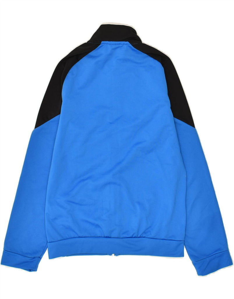 PUMA Boys Graphic Tracksuit Top Jacket 11-12 Years Blue Colourblock | Vintage Puma | Thrift | Second-Hand Puma | Used Clothing | Messina Hembry 