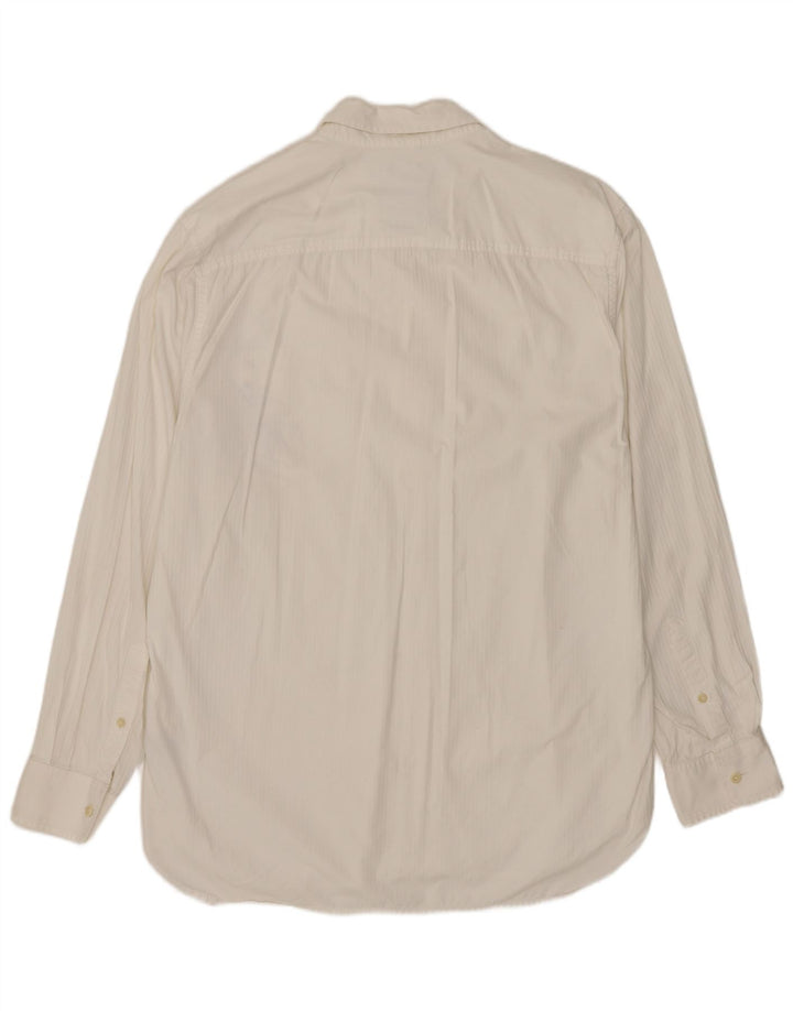TIMBERLAND Mens Regular Fit Shirt Large White Cotton
