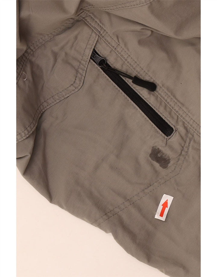 Marks & Spencer Mens Cargo Shorts W36 Large  Grey Cotton