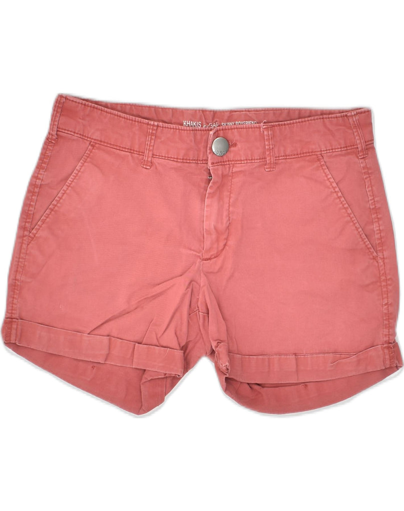 GAP Womens Khakis Hot Pants UK 4 XS W30 Pink Cotton | Vintage Gap | Thrift | Second-Hand Gap | Used Clothing | Messina Hembry 