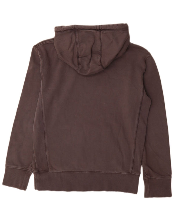 Superdry Mens Hoodie Jumper Small Brown Cotton