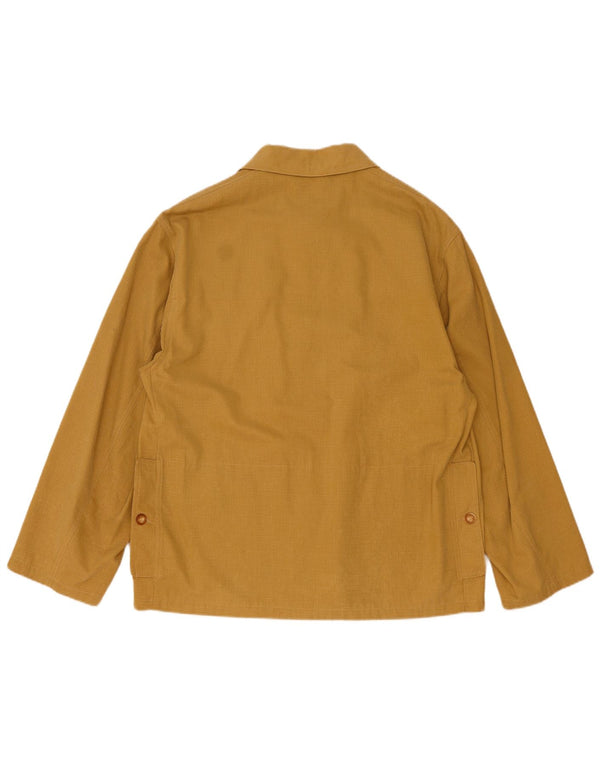 Luck in Luck Mens Utility Jacket IT 50 Large Brown Resine
