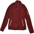 EDDIE BAUER Womens Tracksuit Top Jacket UK 8 Small Maroon Polyester | Vintage Eddie Bauer | Thrift | Second-Hand Eddie Bauer | Used Clothing | Messina Hembry 