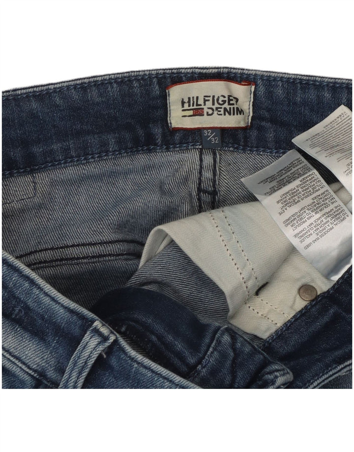 Tommy Hilfiger Mens Slim Jeans W32 L29 Blue Cotton