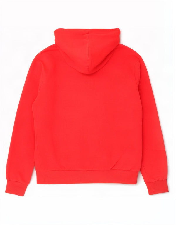 Superdry Mens Graphic Hoodie Jumper Large Red Cotton