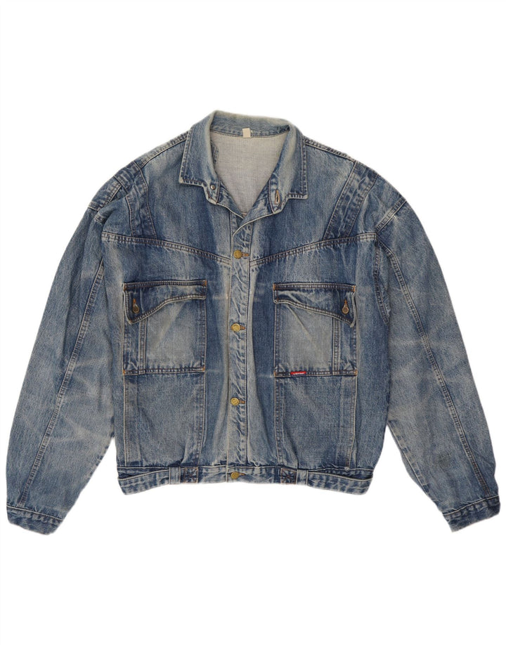 Vintage Mens Denim Jacket UK 42 XL Blue