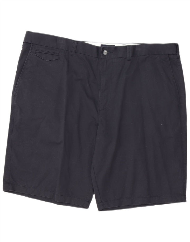 Marks & Spencer Mens Chino Shorts W44 2XL Navy Blue Cotton