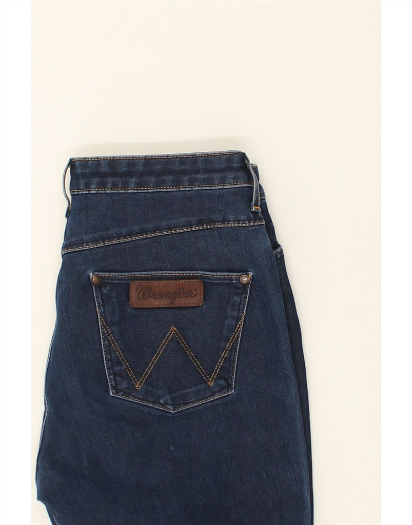 WRANGLER Womens TIna Bootcut Jeans W31 L25 Navy Blue Cotton | Vintage Wrangler | Thrift | Second-Hand Wrangler | Used Clothing | Messina Hembry 