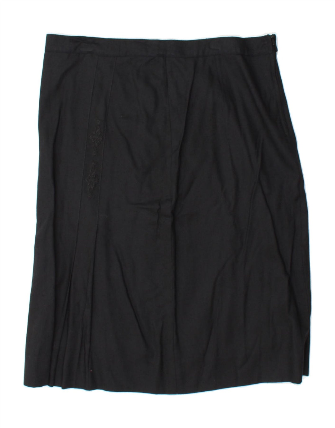 VINTAGE Womens A-Line Skirt W34 Large  Black Vintage Vintage and Second-Hand Vintage from Messina Hembry 
