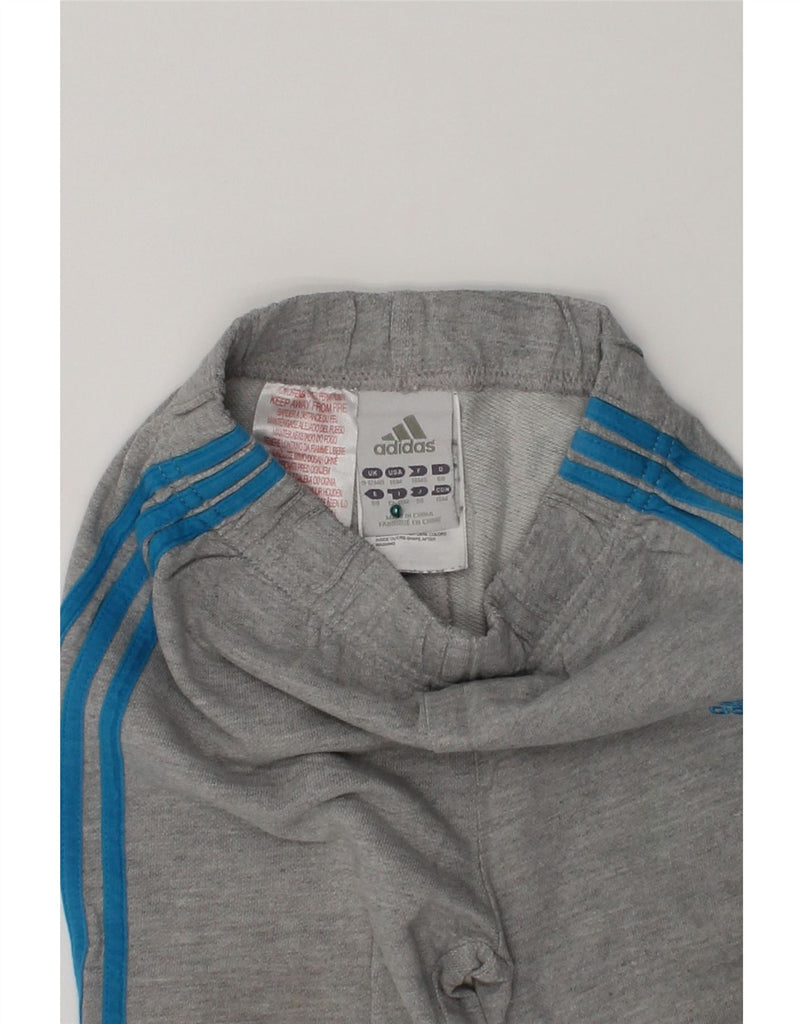 ADIDAS Baby Boys Joggers Tracksuit Trousers 9-12 Months Grey Cotton | Vintage Adidas | Thrift | Second-Hand Adidas | Used Clothing | Messina Hembry 