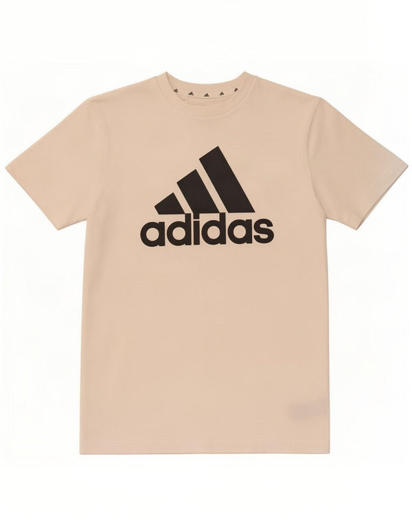 Adidas Boys Graphic T-Shirt Top 11-12 Years White Cotton