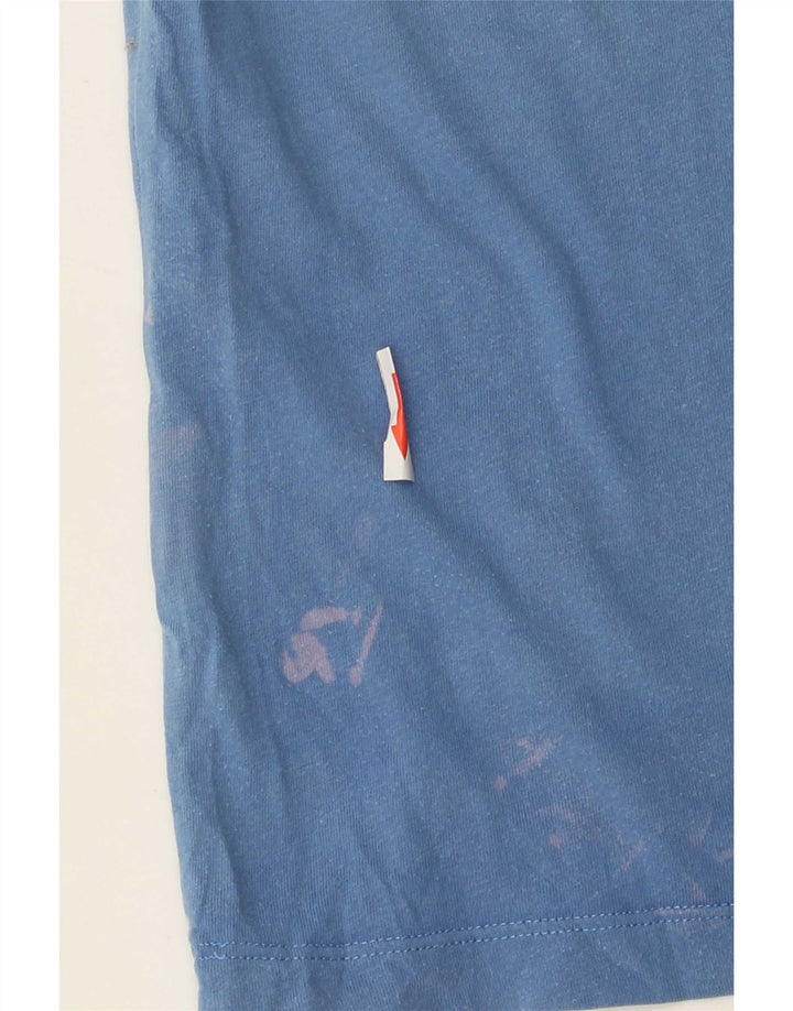 Jack Wills Mens T-Shirt Top Medium Blue Cotton