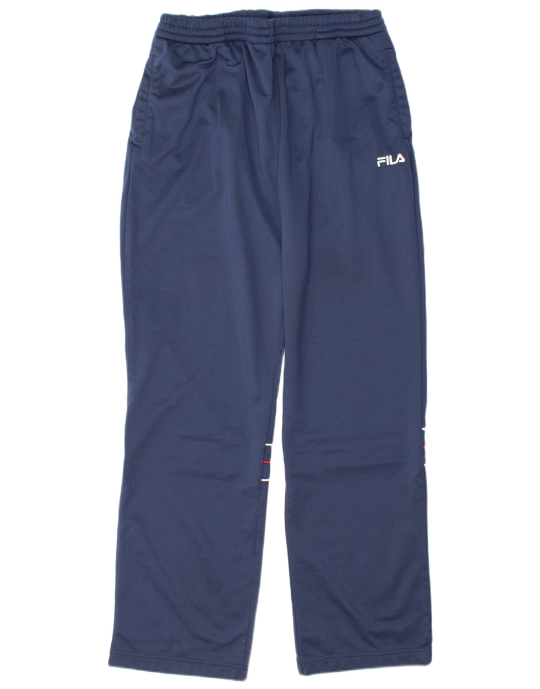 Fila Mens Tracksuit Trousers Large Navy Blue Striped Polyester