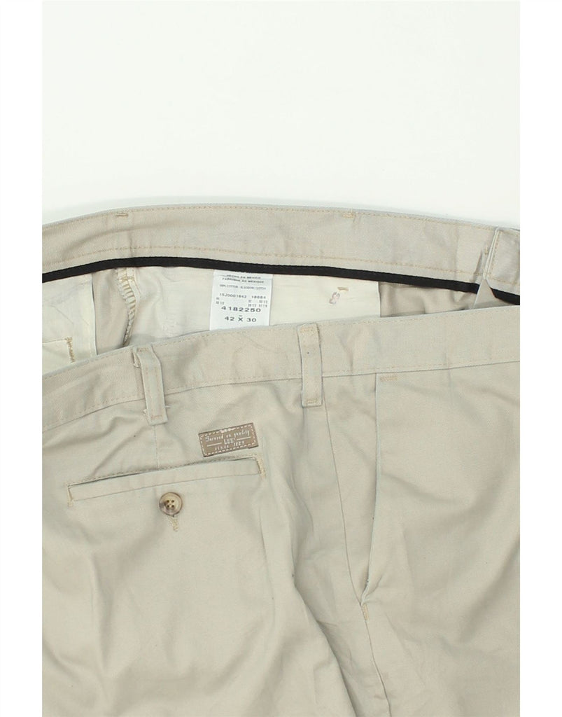 LEE Mens Straight Chino Trousers W42 W30 Grey Cotton | Vintage Lee | Thrift | Second-Hand Lee | Used Clothing | Messina Hembry 