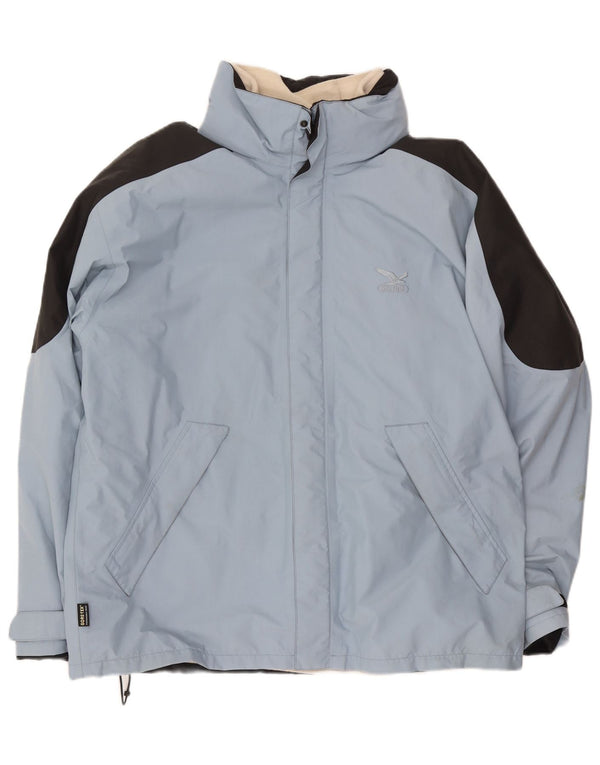 SALEWA Mens Ski Jacket UK 42 XL Blue Colourblock Polyester