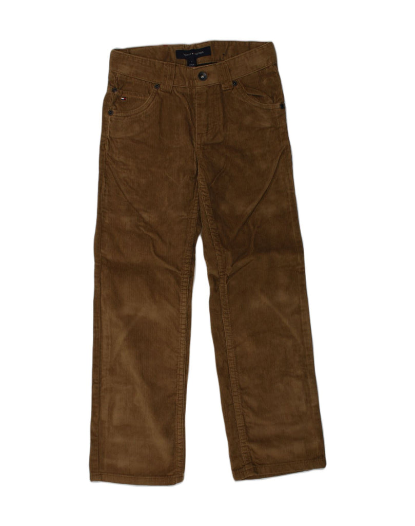 TOMMY HILFIGER Boys Straight Corduroy Trousers 6-7 Years W23 L21  Brown | Vintage Tommy Hilfiger | Thrift | Second-Hand Tommy Hilfiger | Used Clothing | Messina Hembry 