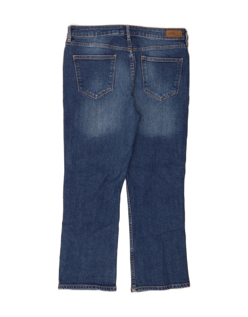 FAT FACE Womens Cropped Jeans UK 12 Medium W30 L24 Blue Cotton Vintage Fat Face and Second-Hand Fat Face from Messina Hembry 