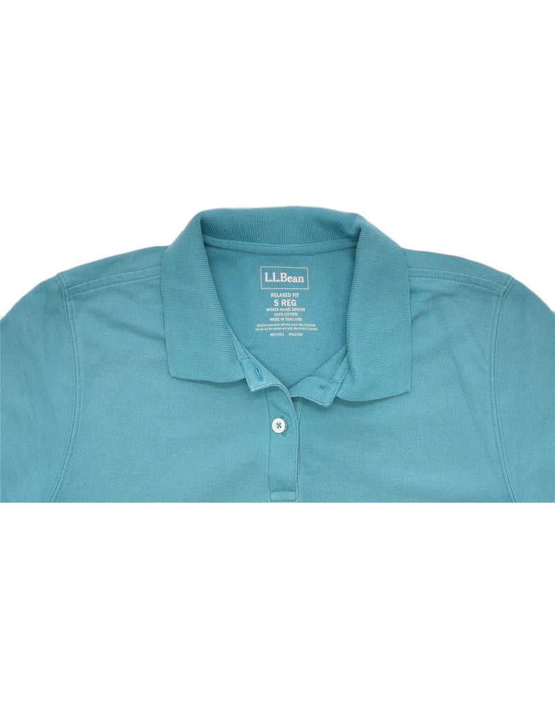 L.L.BEAN Mens Polo Shirt Small Blue Cotton | Vintage | Thrift | Second-Hand | Used Clothing | Messina Hembry 