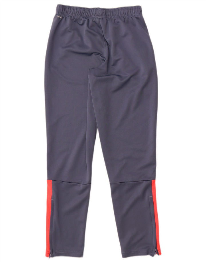 Puma Boys Tracksuit Trousers 11-12 Years Navy Blue Colourblock Polyester