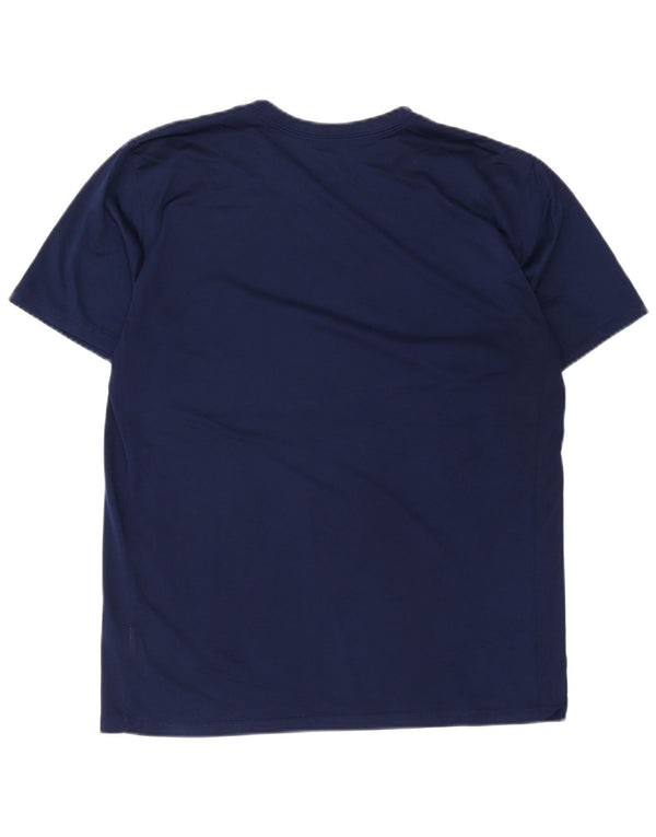 Nike Mens Dri Fit Graphic T-Shirt Top Large Navy Blue