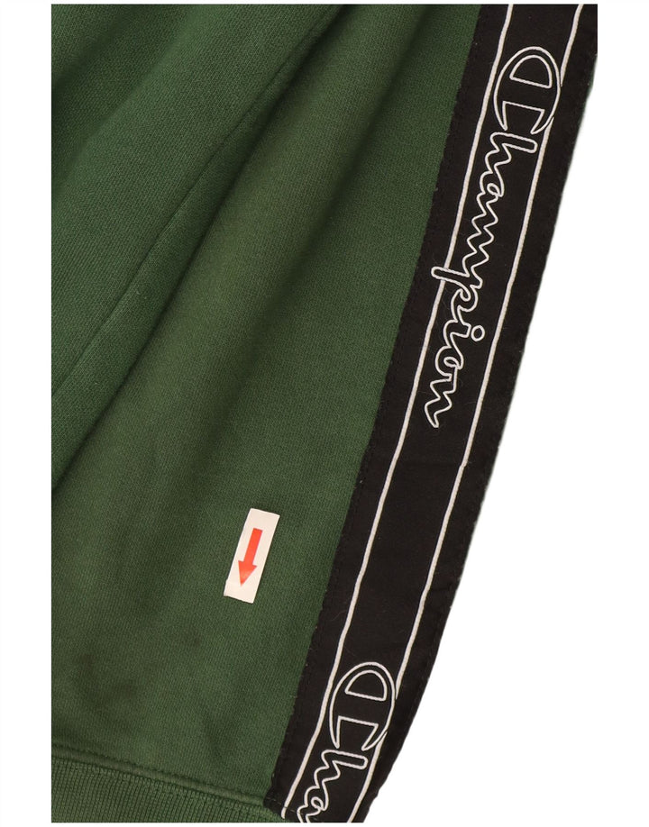 Champion Mens Graphic Sweatshirt Jumper Medium Green Cotton