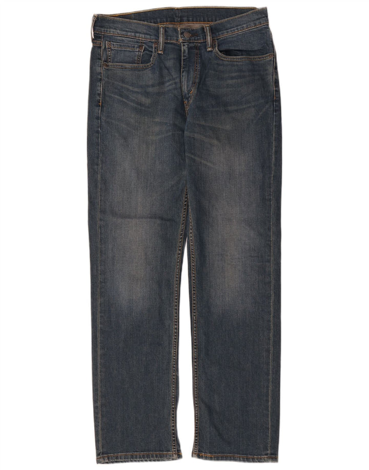 LEVI'S Mens 514 Straight Jeans W32 L30 Blue Cotton