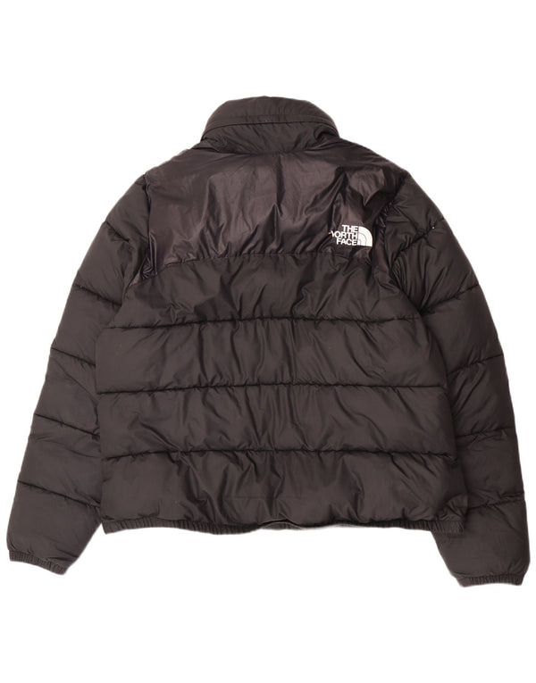 The North Face Womens Hooded Padded Jacket UK 18 XL Black Polyester