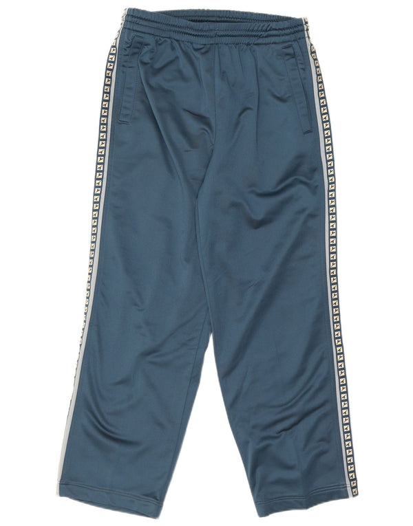 Adidas Mens Graphic Tracksuit Trousers UK 38 Medium Navy Blue Polyester