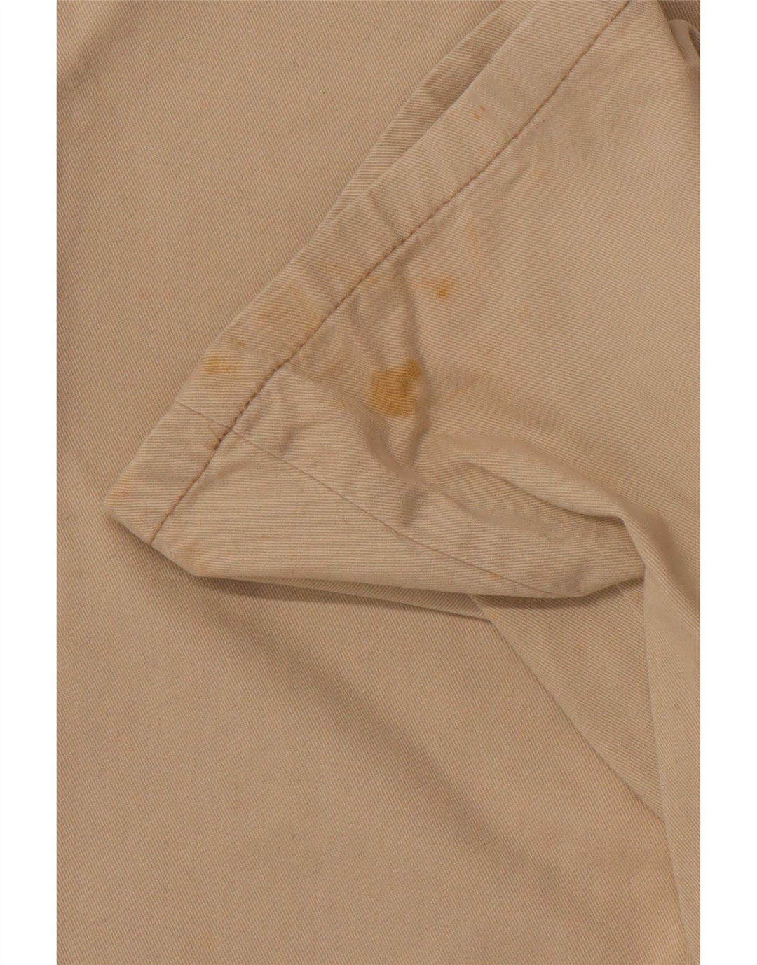 CALVIN KLEIN Womens Straight Casual Trousers W28 L32 Beige Cotton