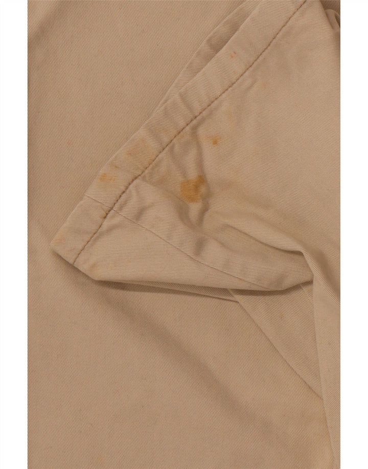 CALVIN KLEIN Womens Straight Casual Trousers W28 L32 Beige Cotton