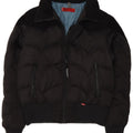 Levi's Womens Padded Bomber Jacket UK 16 Large Black Polyester
