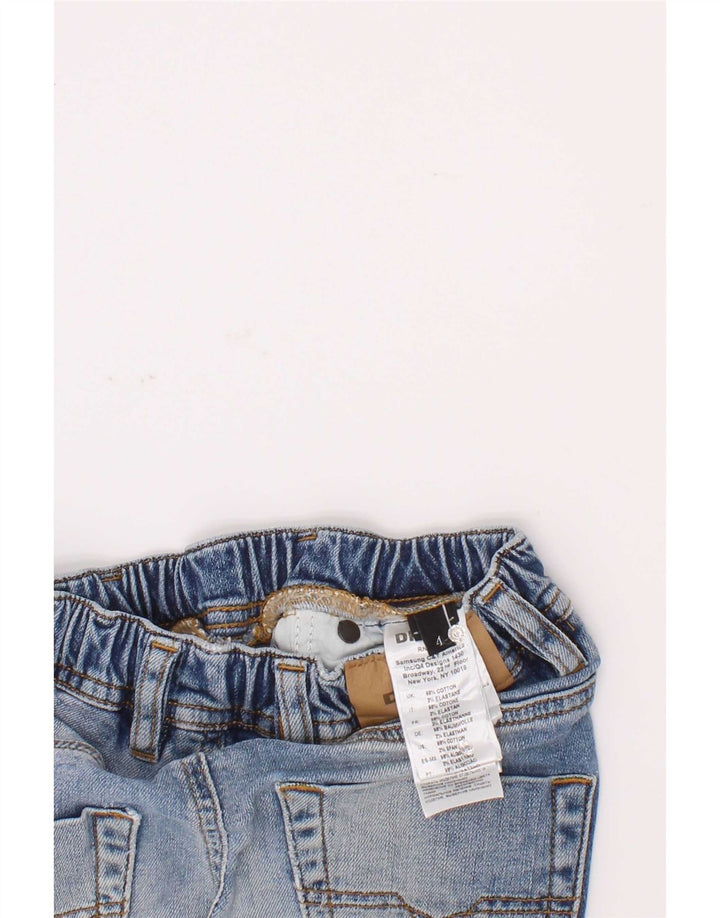 Diesel Boys Distressed Denim Shorts 3-4 Years W20 Blue Cotton