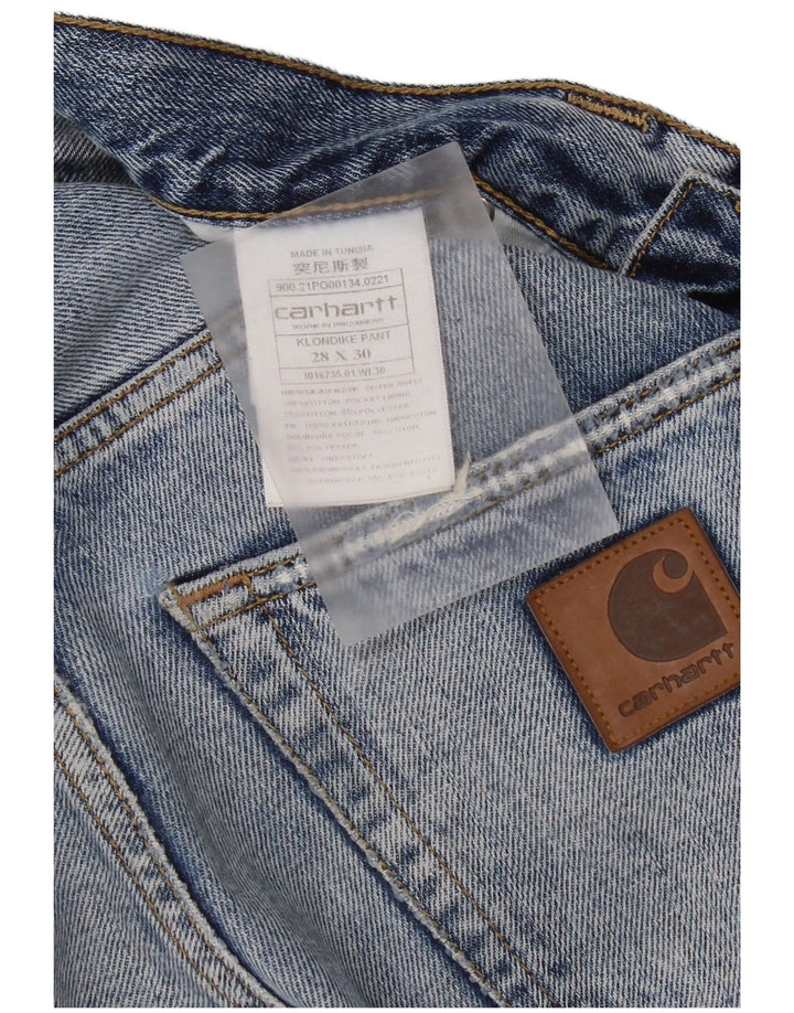 Carhartt Mens Slim Jeans W28 L30 Blue Cotton