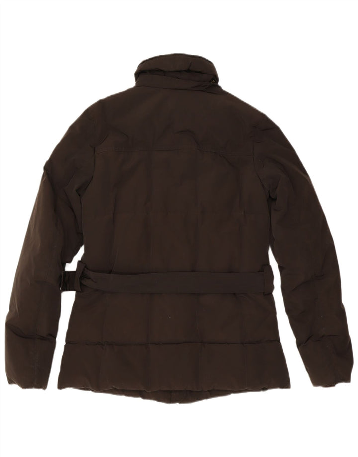 Ellesse Womens Padded Jacket UK 10 Small Brown Polyester