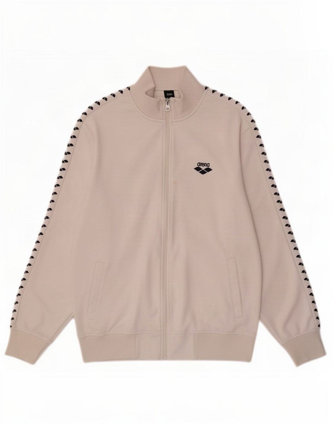 Arena Mens Graphic Tracksuit Top Jacket XL White Polyester
