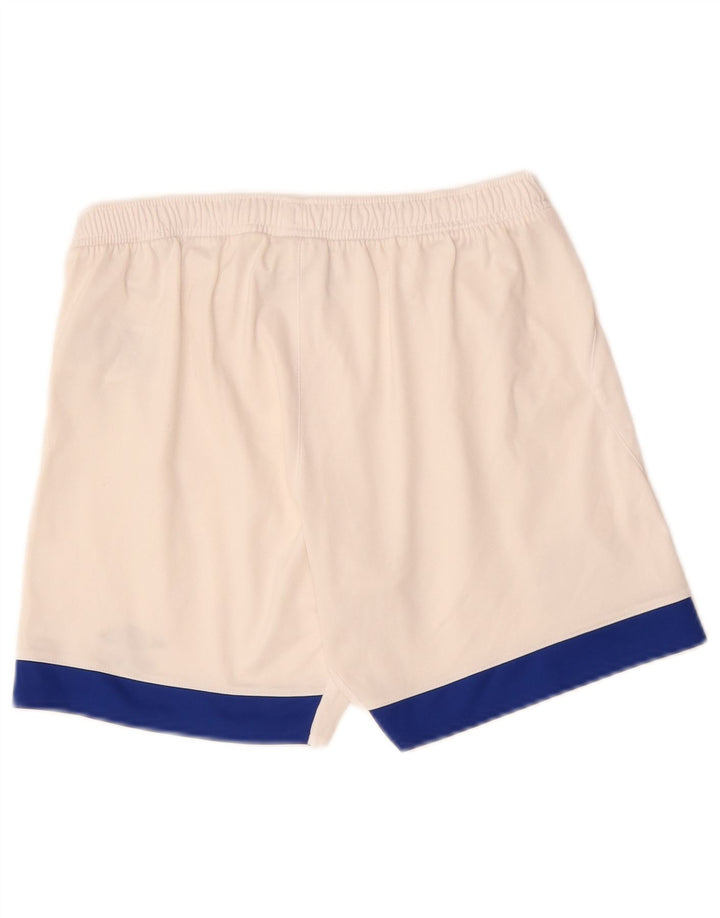 UMBRO Boys Sport Shorts 13-14 Years XL White Colourblock Polyester