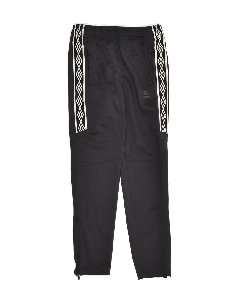 UMBRO Boys Graphic Tracksuit Trousers Joggers 7-8 Years Medium  Black | Vintage Umbro | Thrift | Second-Hand Umbro | Used Clothing | Messina Hembry 