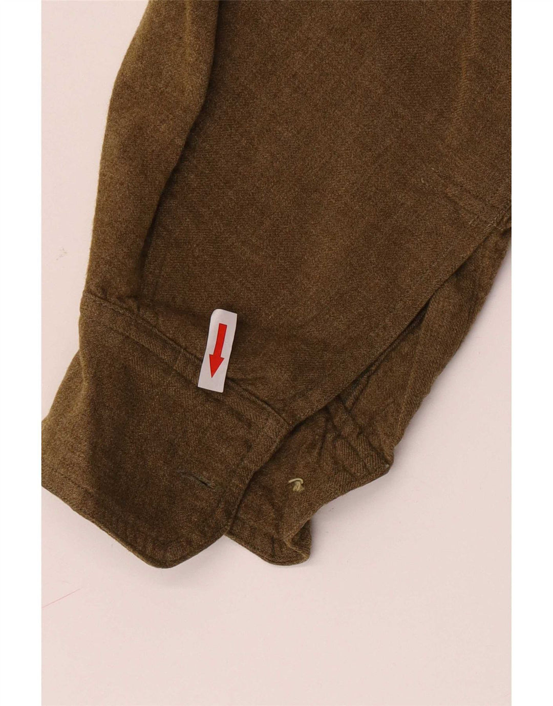 Vintage Mens Flannel Shirt Medium Green Classic