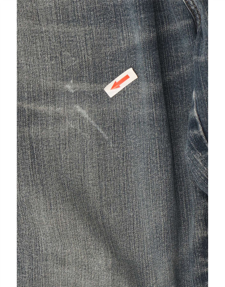 Wrangler Mens Texas Stretch Straight Jeans W33 L30 Blue Cotton