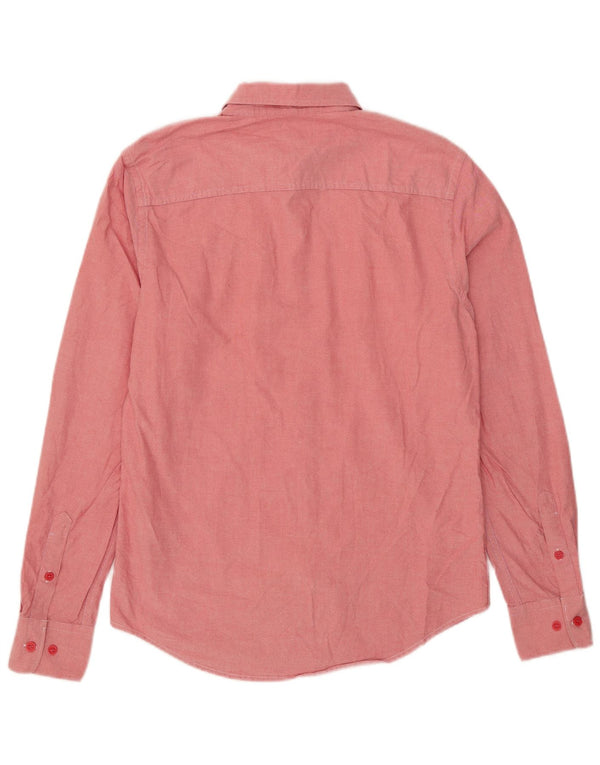 Calvin Klein Jeans Mens Shirt Small Pink Cotton