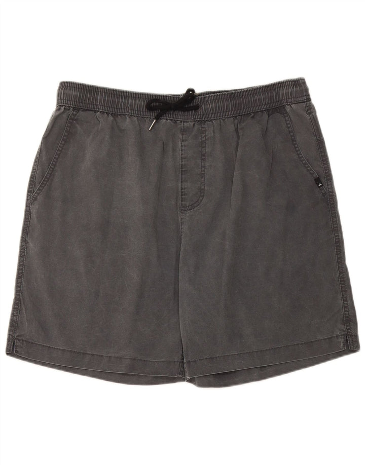 Quiksilver Mens Shorts Medium W32 Grey Cotton