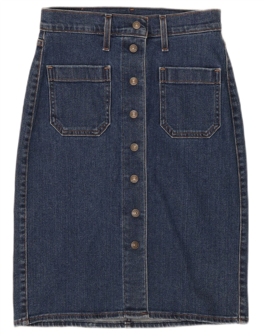 Levi's Womens Denim Skirt W24 XS Blue Cotton
