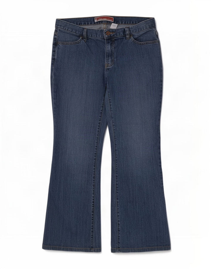 Gap Womens Long and Lean Bootcut Jeans US 8 Medium W30 L29 Blue Cotton