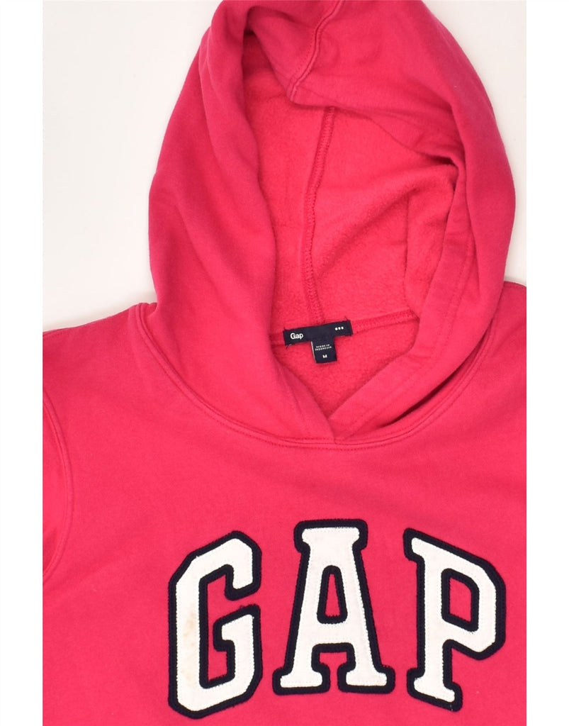 GAP Womens Graphic Hoodie Jumper UK 14 Medium Pink | Vintage Gap | Thrift | Second-Hand Gap | Used Clothing | Messina Hembry 