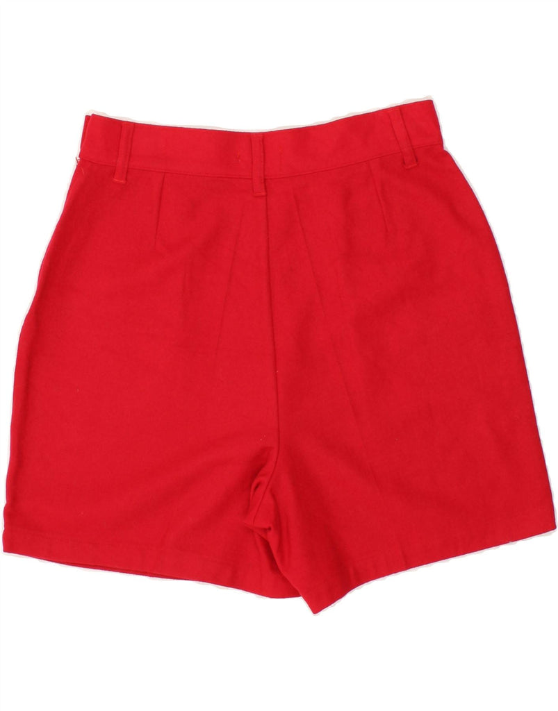 WIT BOY Womens High Waist Casual Shorts IT 46 Large W30  Red Wool Vintage Wit Boy and Second-Hand Wit Boy from Messina Hembry 